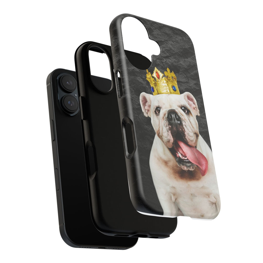 Crowned Dog Phone Case – Unique Pet Gift