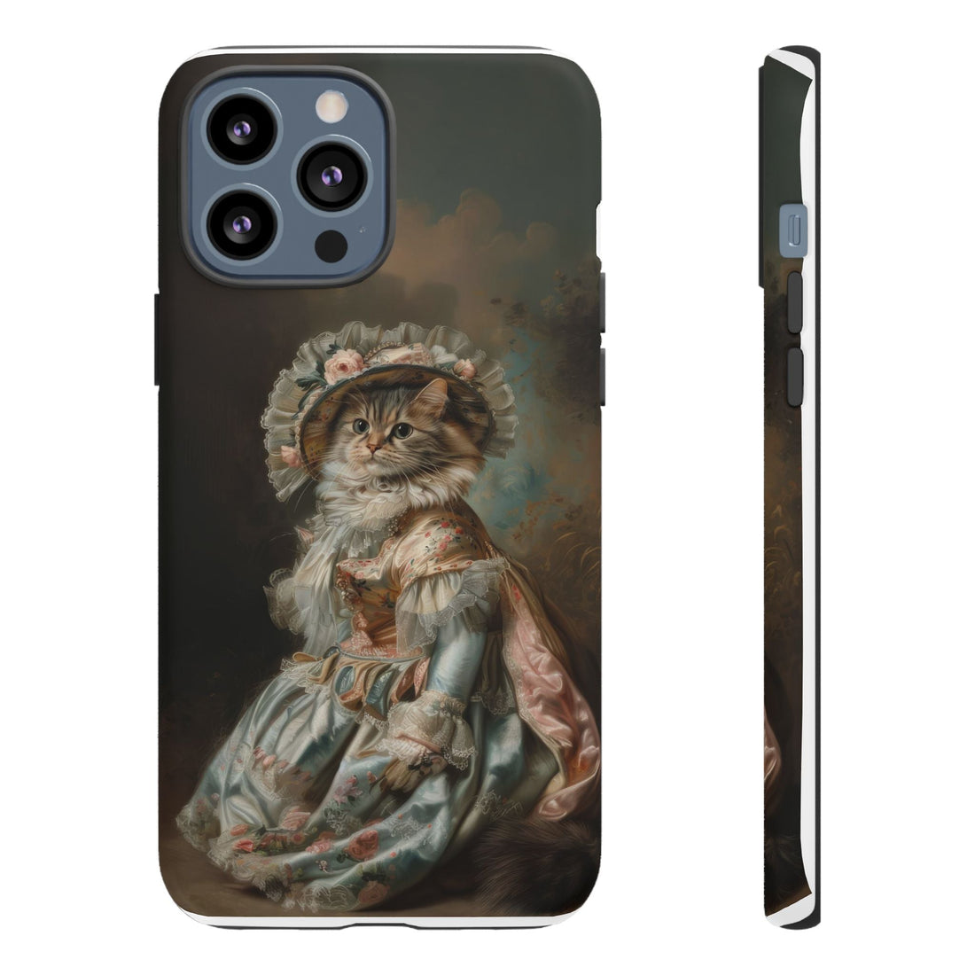 Charming Vintage Cat Phone Case – Unique Gift