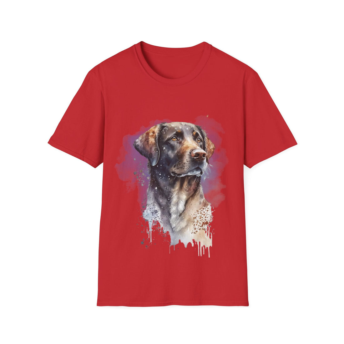 Watercolor Dog Art T-Shirt – Pet Lover Gift