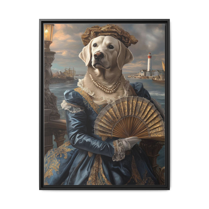 Whimsical Dog Portrait Canvas – Unique Pet Art