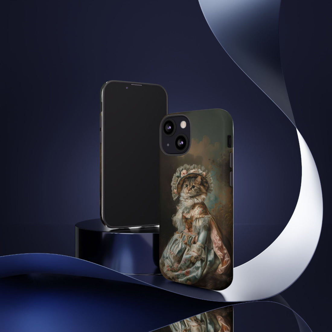Charming Vintage Cat Phone Case – Unique Gift