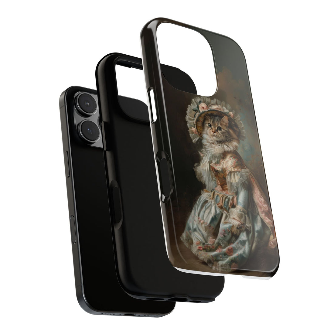Charming Vintage Cat Phone Case – Unique Gift