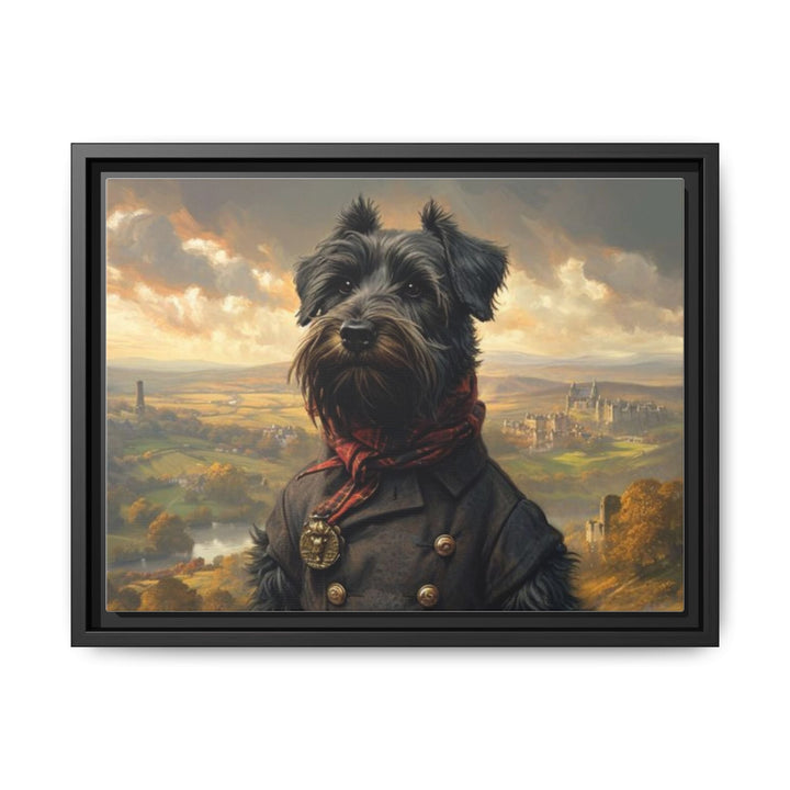 Framed Dog Portrait Canvas – Unique Wall Art