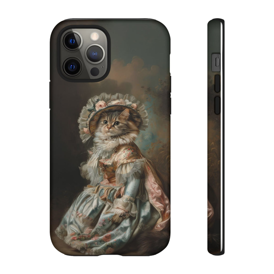 Charming Vintage Cat Phone Case – Unique Gift