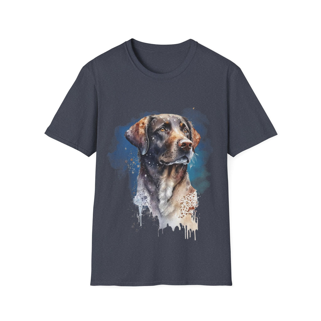 Watercolor Dog Art T-Shirt – Pet Lover Gift