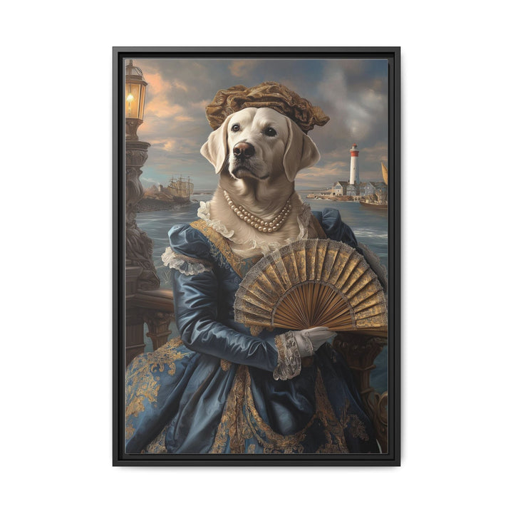 Whimsical Dog Portrait Canvas – Unique Pet Art