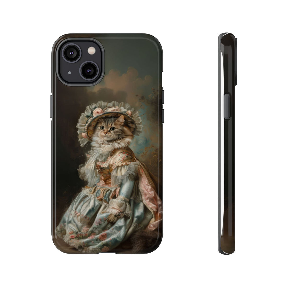 Charming Vintage Cat Phone Case – Unique Gift