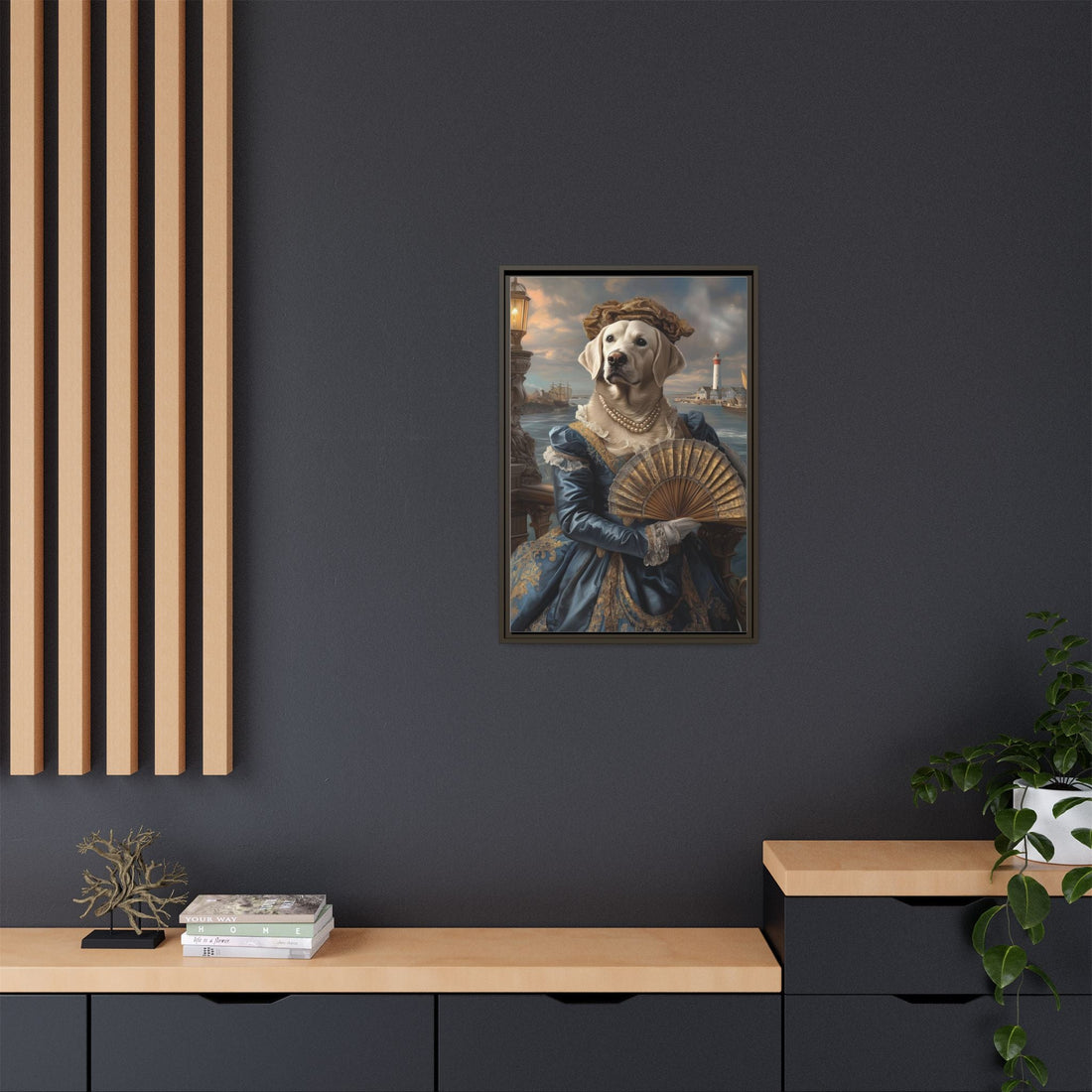 Whimsical Dog Portrait Canvas – Unique Pet Art