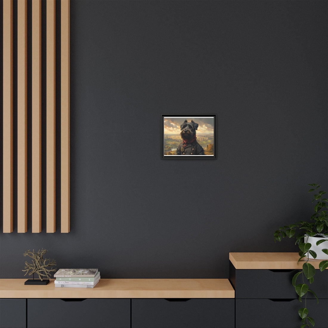 Framed Dog Portrait Canvas – Unique Wall Art