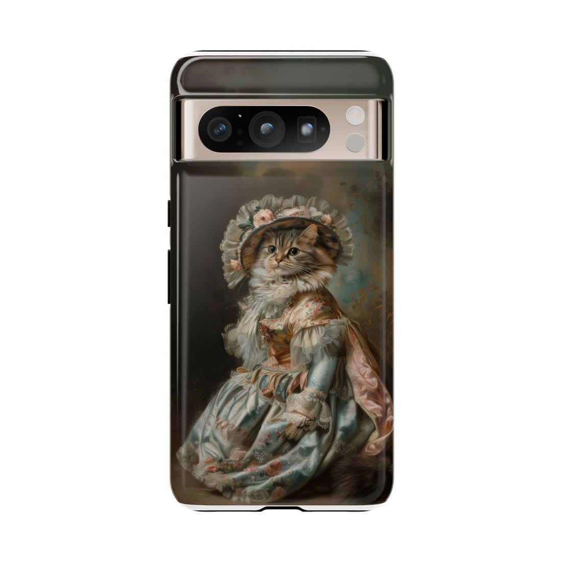 Charming Vintage Cat Phone Case – Unique Gift