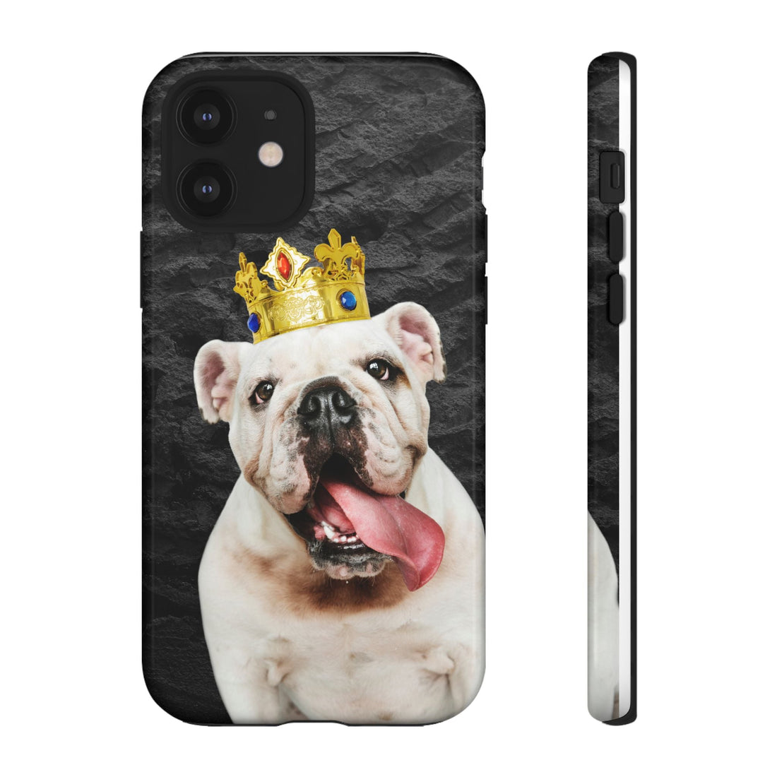 Crowned Dog Phone Case – Unique Pet Gift