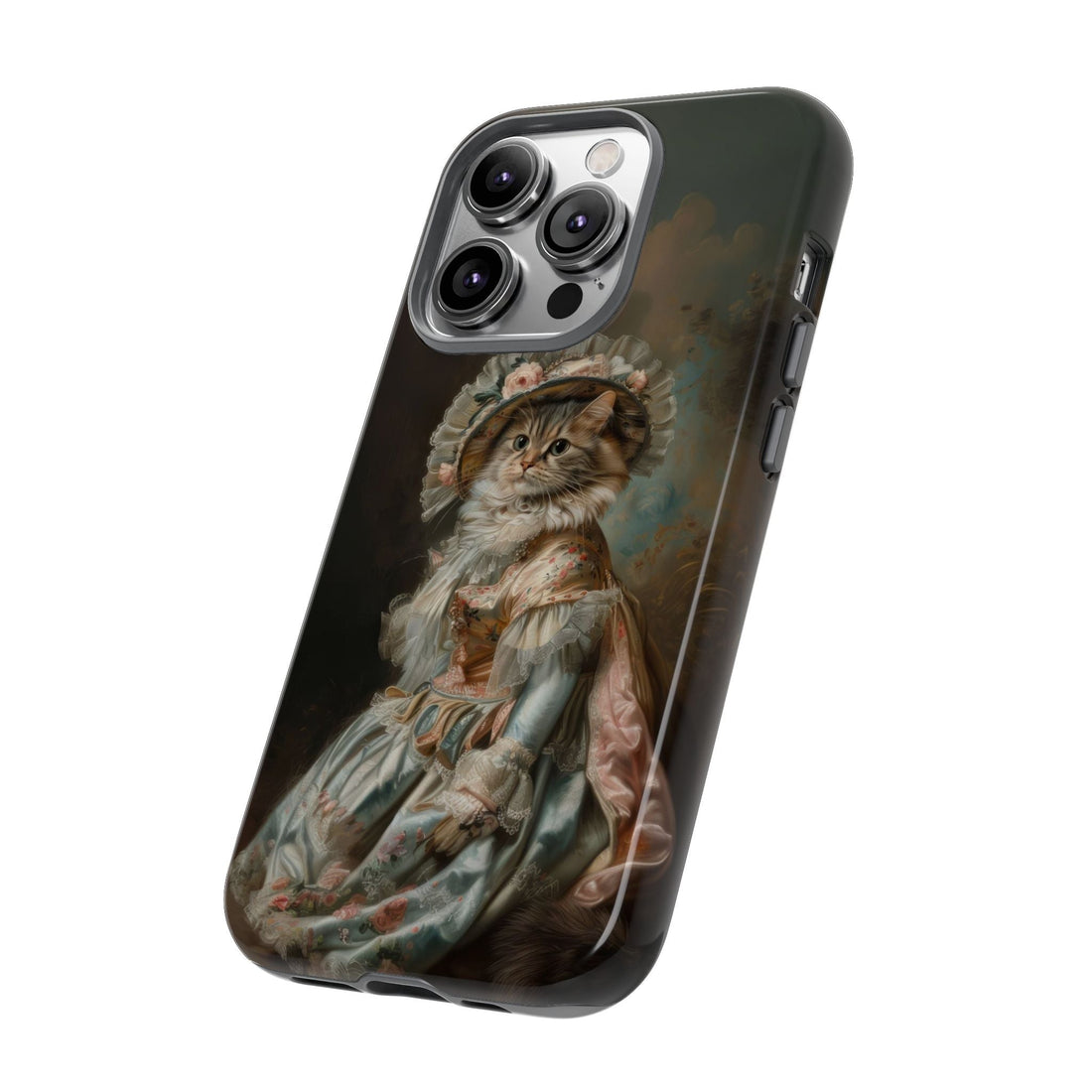 Charming Vintage Cat Phone Case – Unique Gift