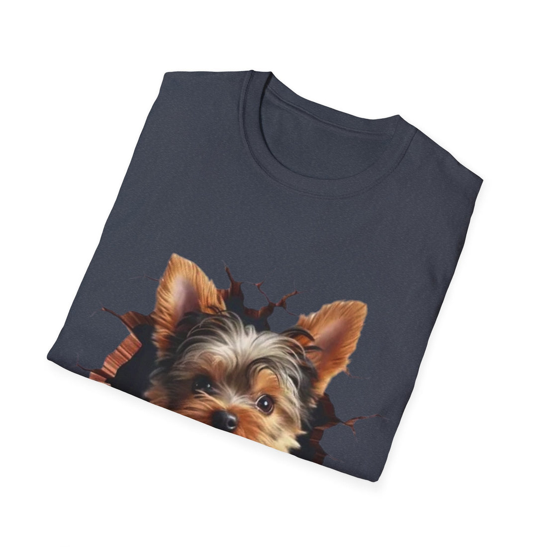 Cute Yorkie 3D Graphic Tee – Pet Gift