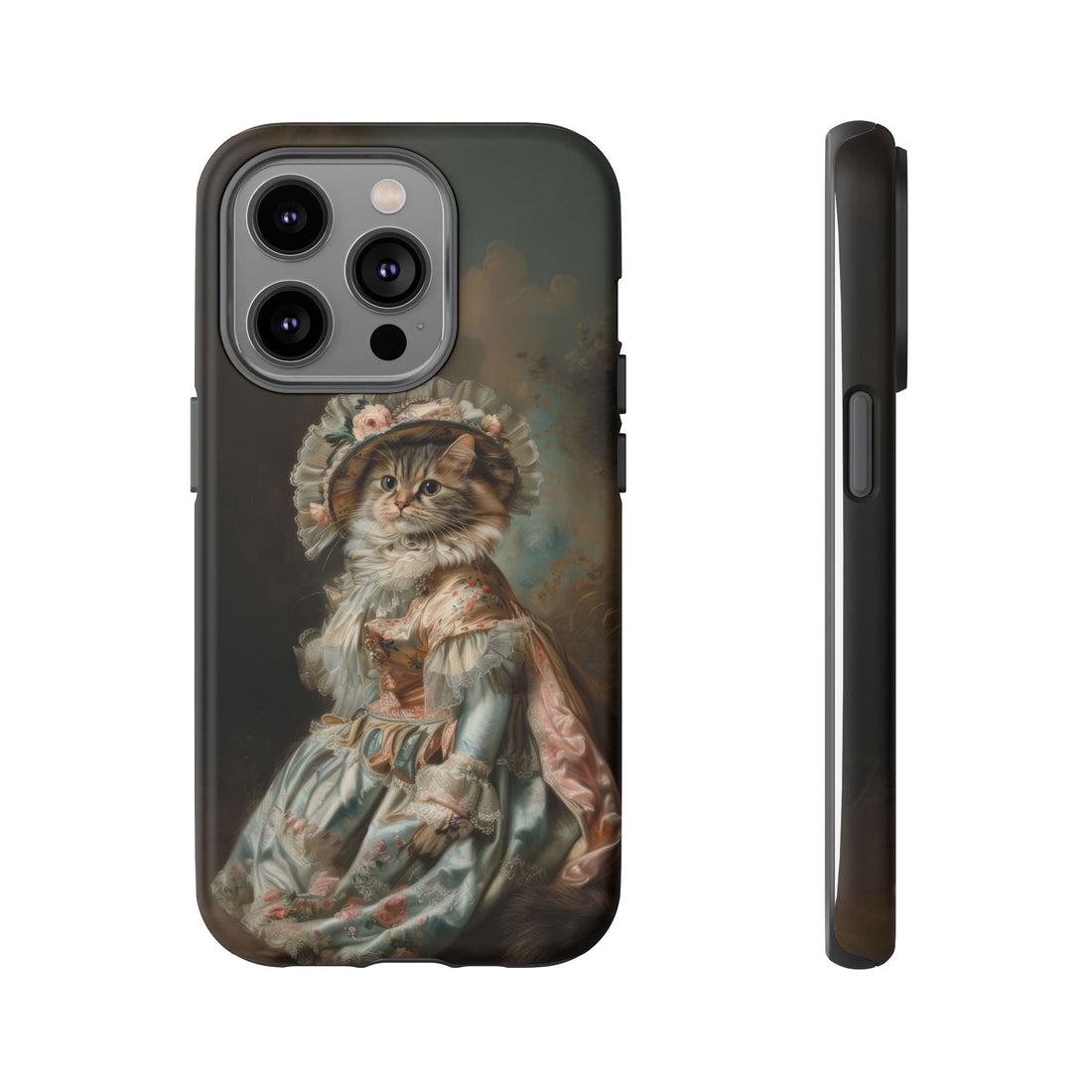 Charming Vintage Cat Phone Case – Unique Gift