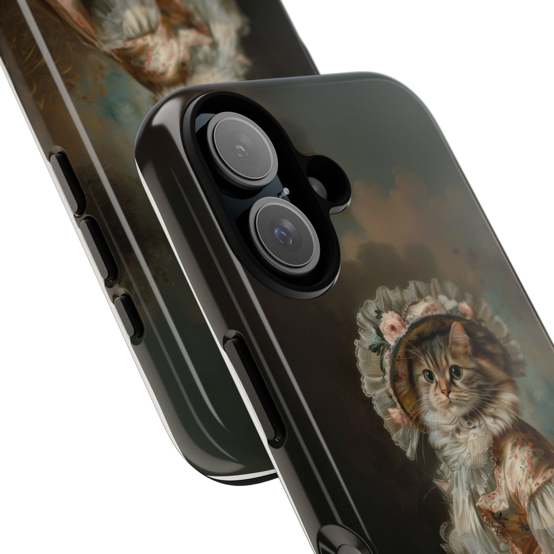 Charming Vintage Cat Phone Case – Unique Gift