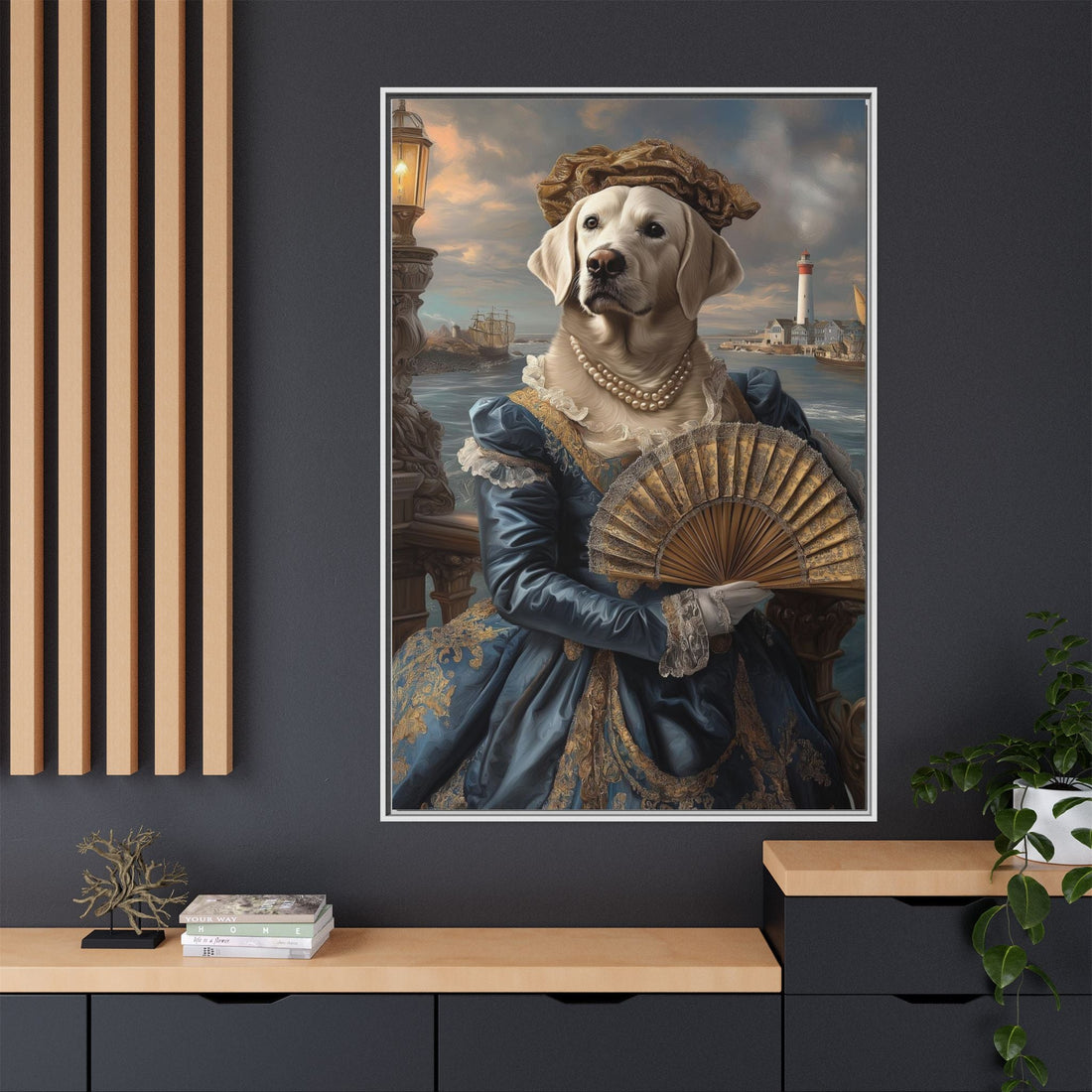 Whimsical Dog Portrait Canvas – Unique Pet Art