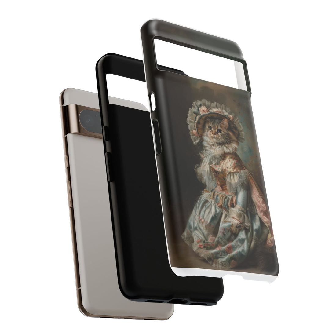 Charming Vintage Cat Phone Case – Unique Gift
