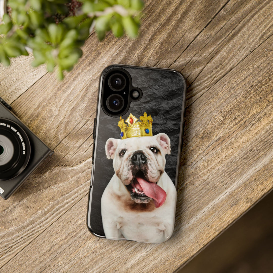 Crowned Dog Phone Case – Unique Pet Gift