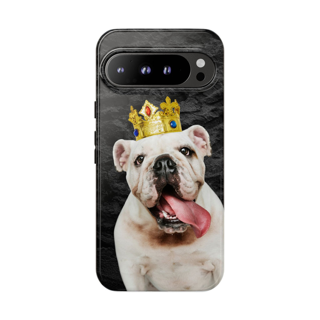 Crowned Dog Phone Case – Unique Pet Gift