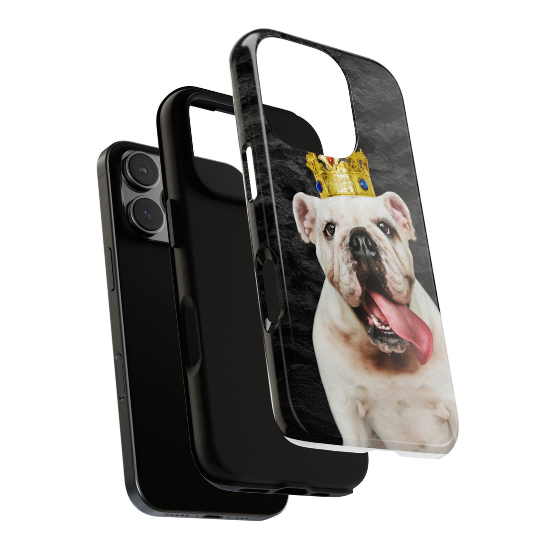 Crowned Dog Phone Case – Unique Pet Gift