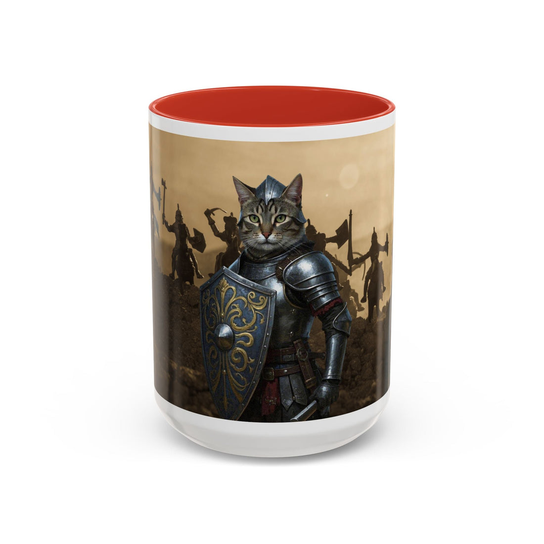Knight Cat Coffee Mug – Unique Fantasy Gift
