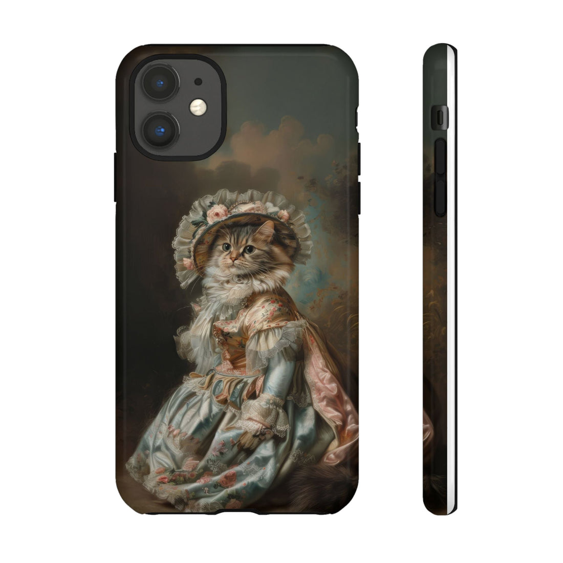 Charming Vintage Cat Phone Case – Unique Gift