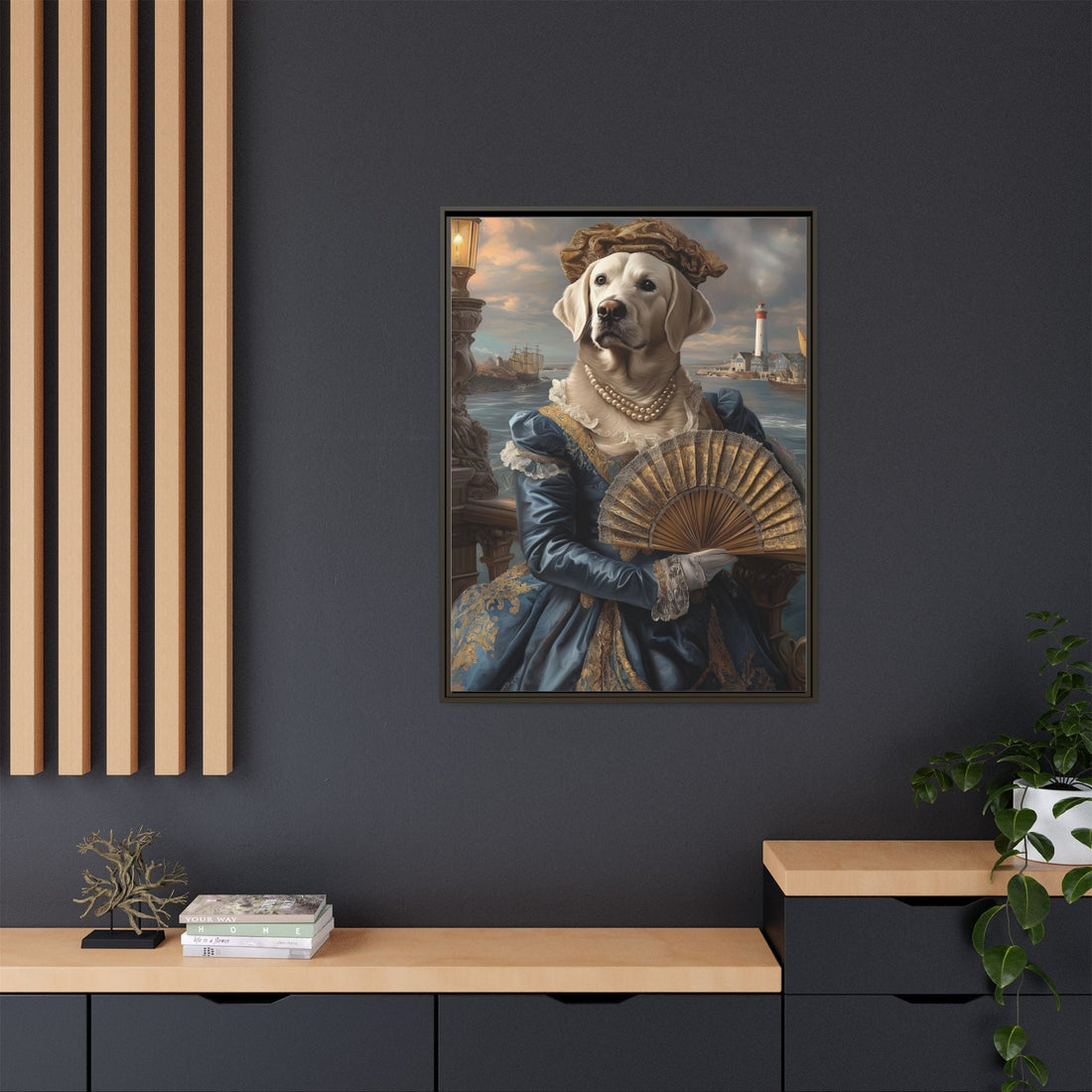 Whimsical Dog Portrait Canvas – Unique Pet Art