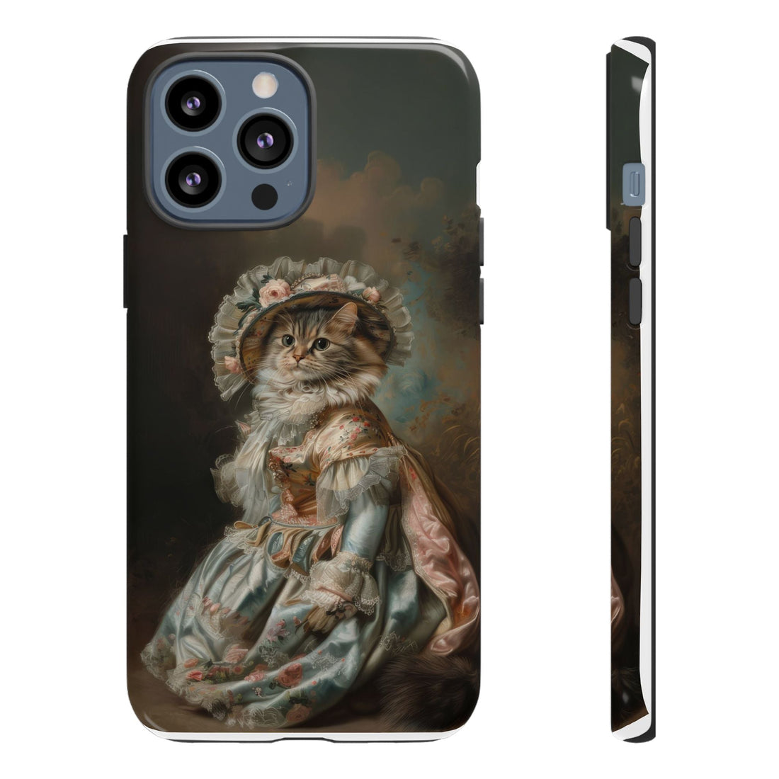 Charming Vintage Cat Phone Case – Unique Gift