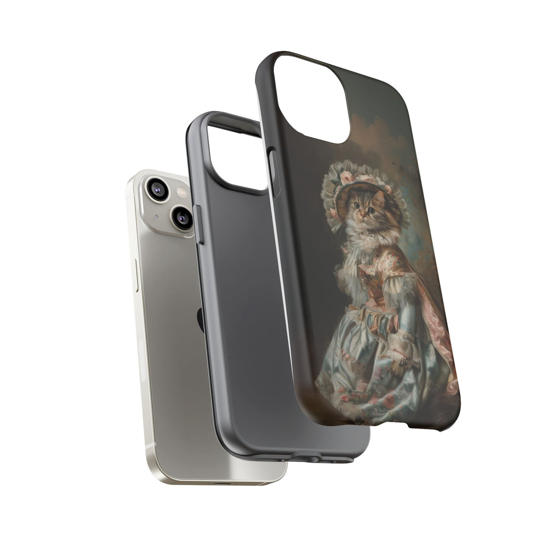 Charming Vintage Cat Phone Case – Unique Gift