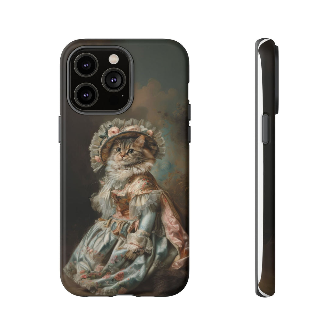 Charming Vintage Cat Phone Case – Unique Gift