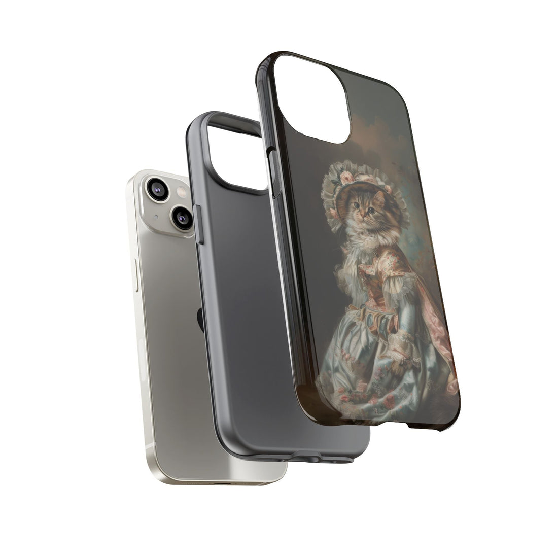 Charming Vintage Cat Phone Case – Unique Gift