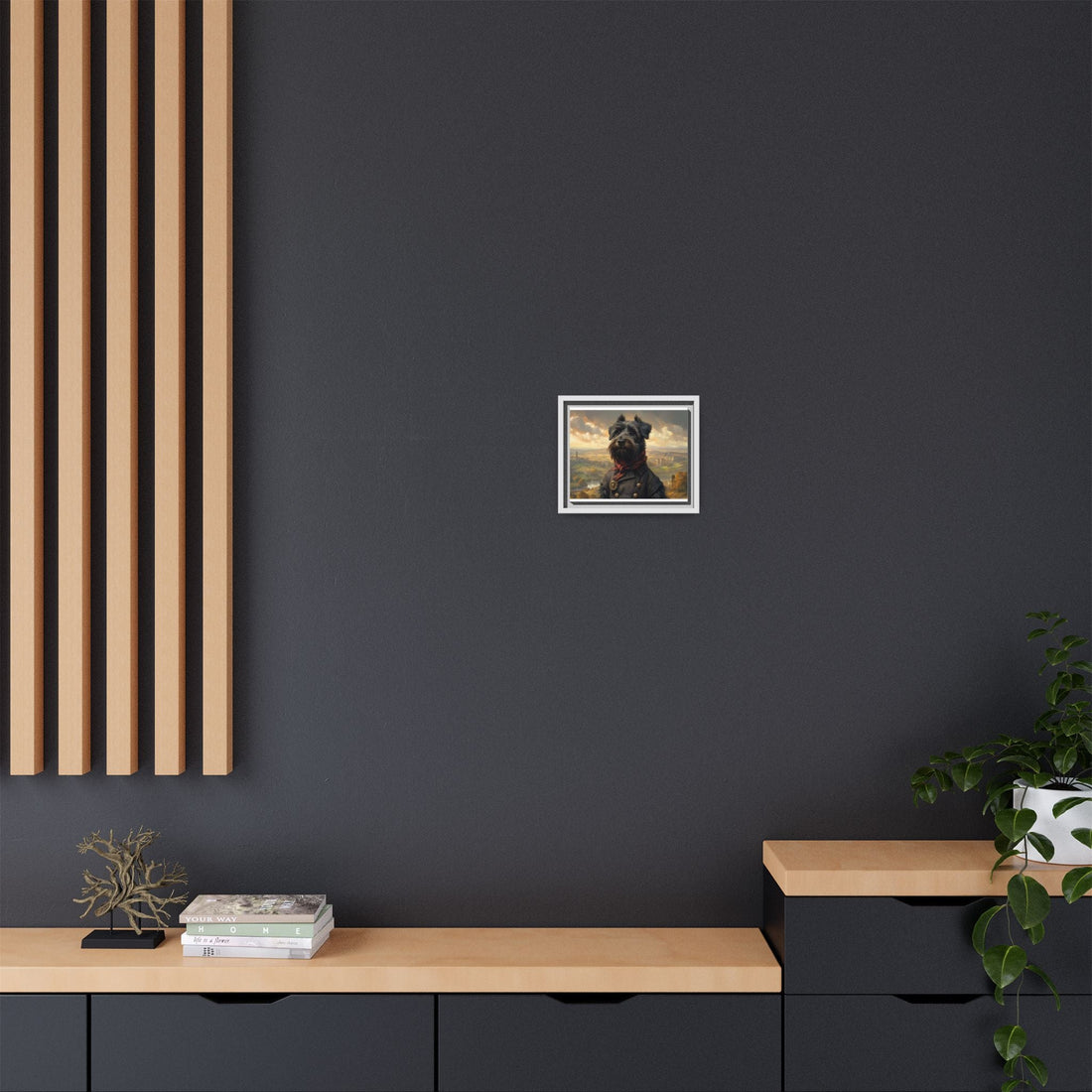 Framed Dog Portrait Canvas – Unique Wall Art