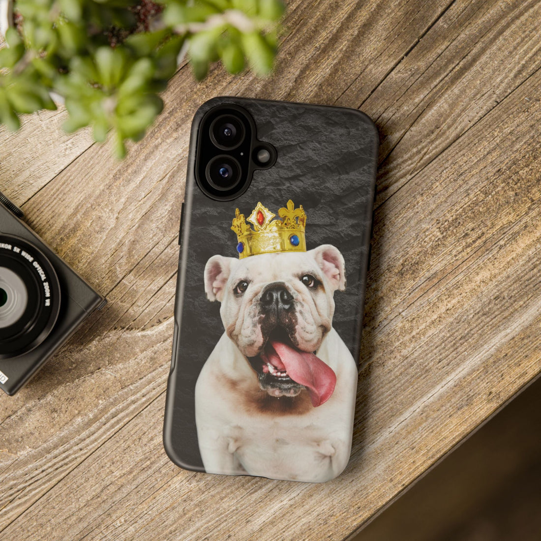 Crowned Dog Phone Case – Unique Pet Gift