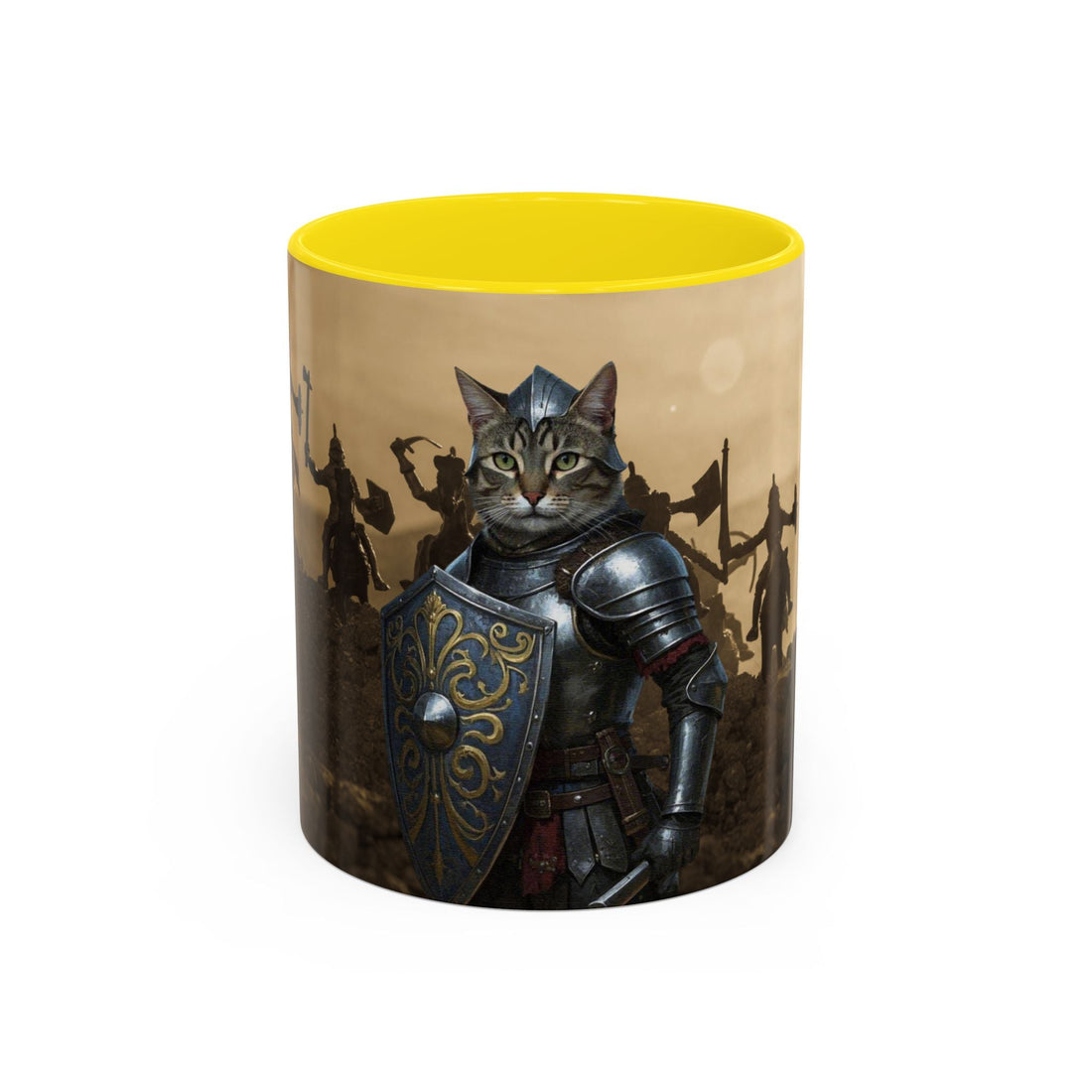 Knight Cat Coffee Mug – Unique Fantasy Gift