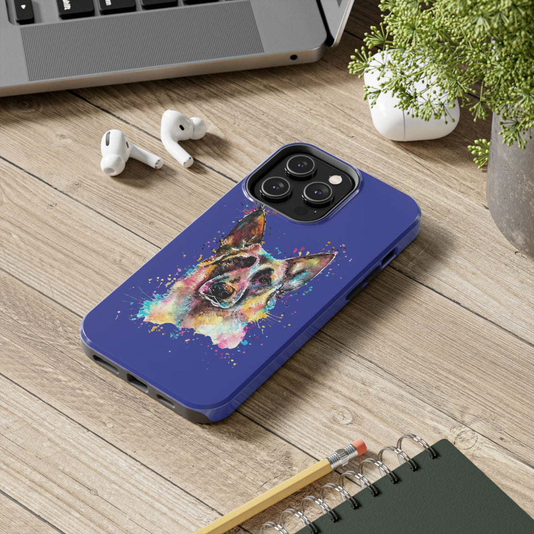 Vibrant Dog Art Tough Phone Case – Unique Gift