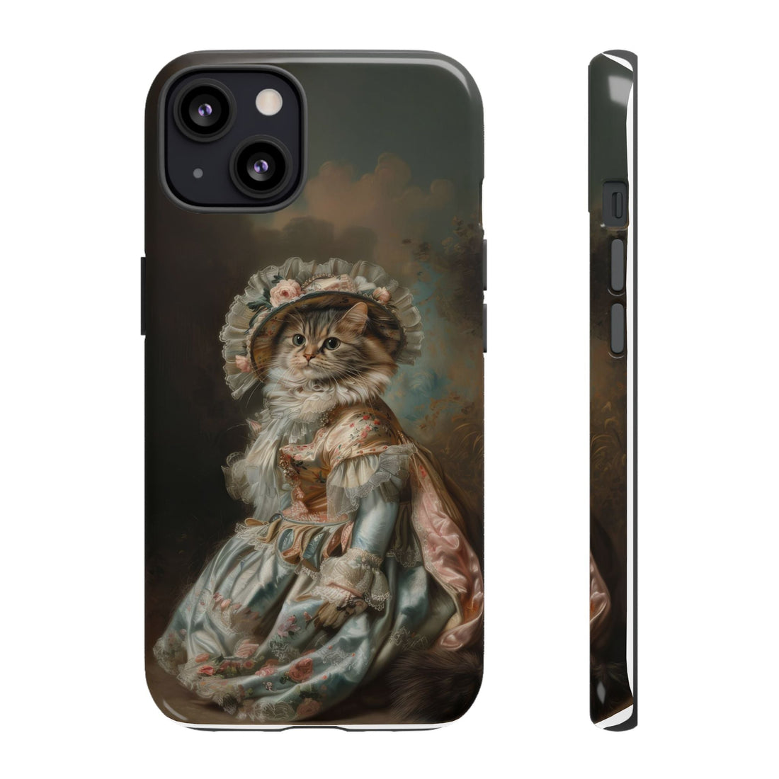 Charming Vintage Cat Phone Case – Unique Gift