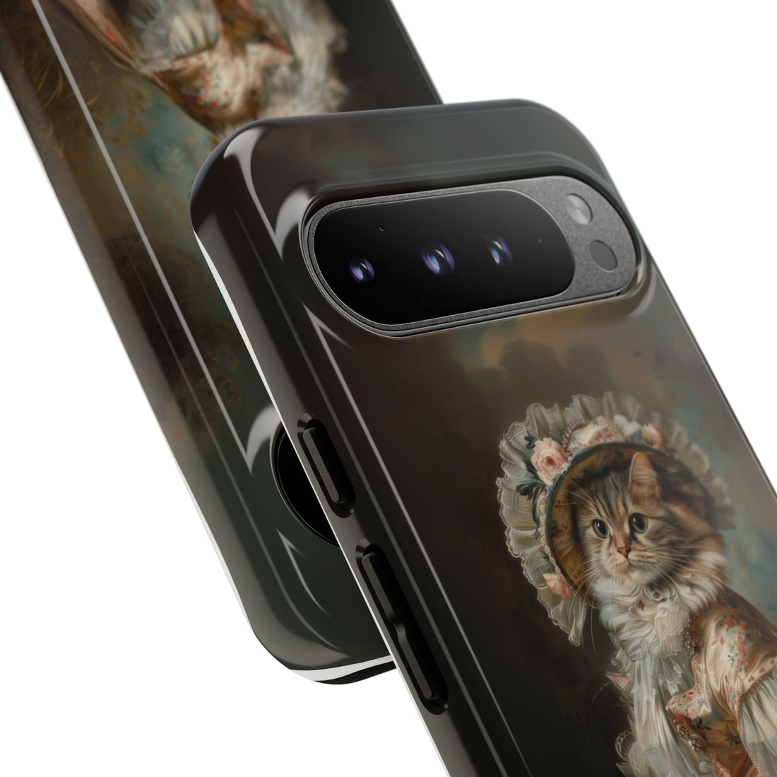 Charming Vintage Cat Phone Case – Unique Gift