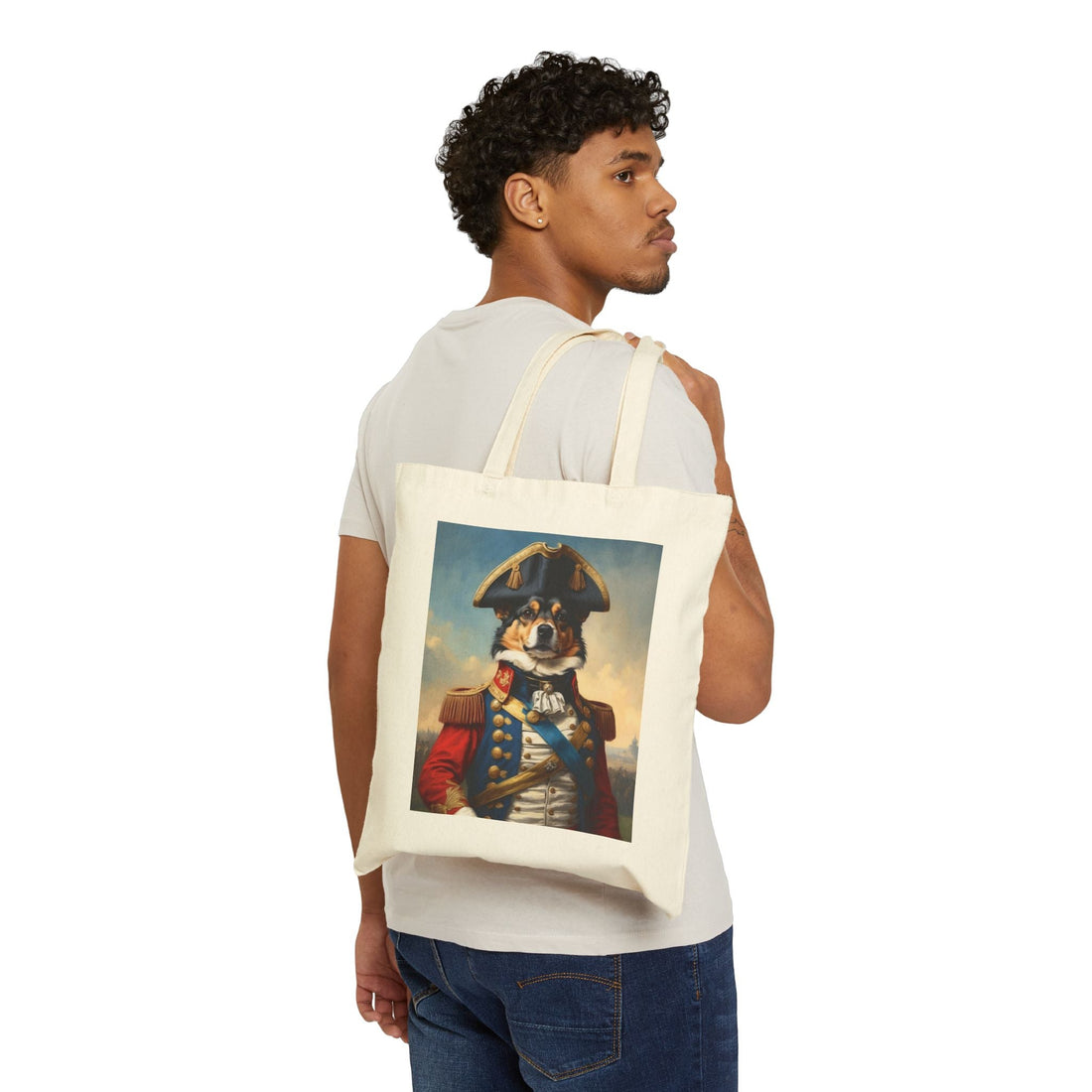 Whimsical Dog Art Tote – Eco-Friendly Gift