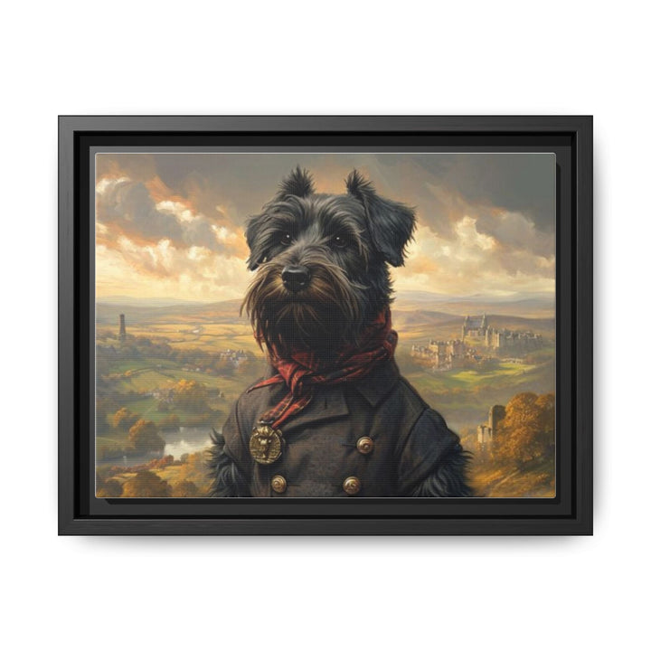 Framed Dog Portrait Canvas – Unique Wall Art