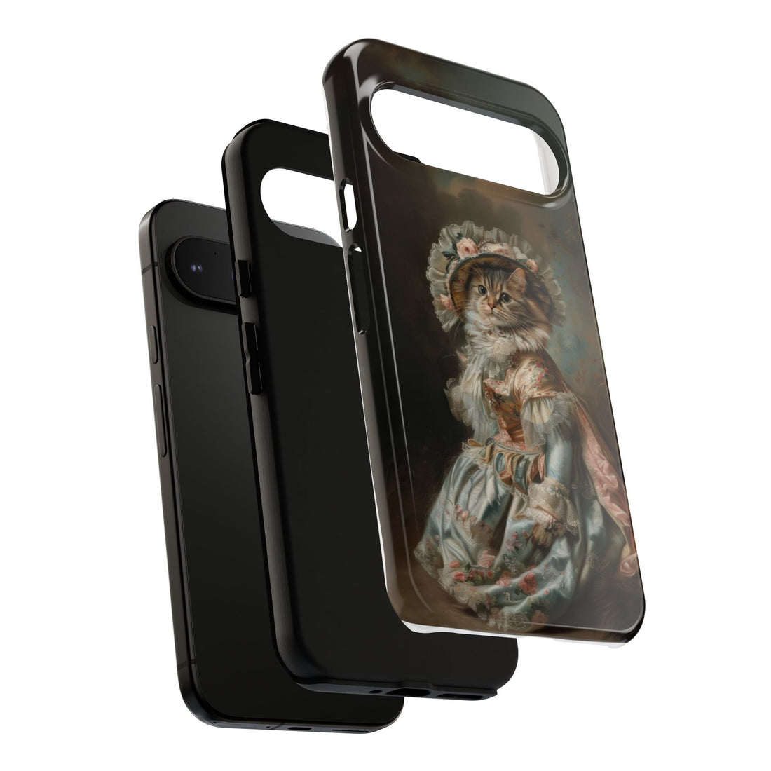 Charming Vintage Cat Phone Case – Unique Gift