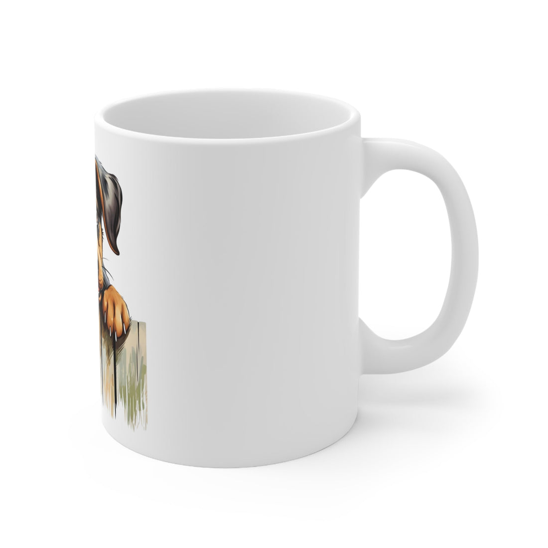 Cute Dog Ceramic Mug – Pet Lover Gift