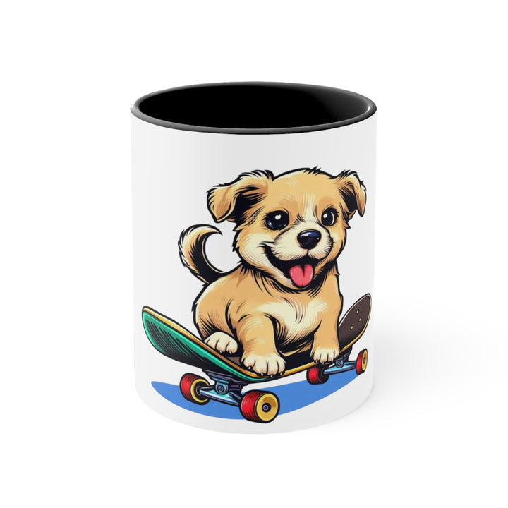 Skateboarding Puppy Mug – Funny Dog Gift