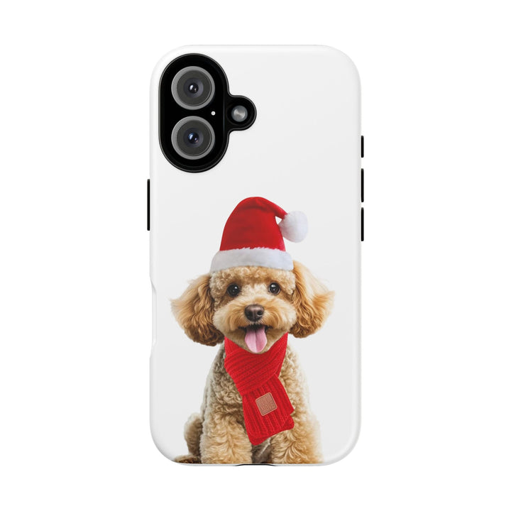 Festive Dog Phone Case – Holiday Gift for Pet Lovers
