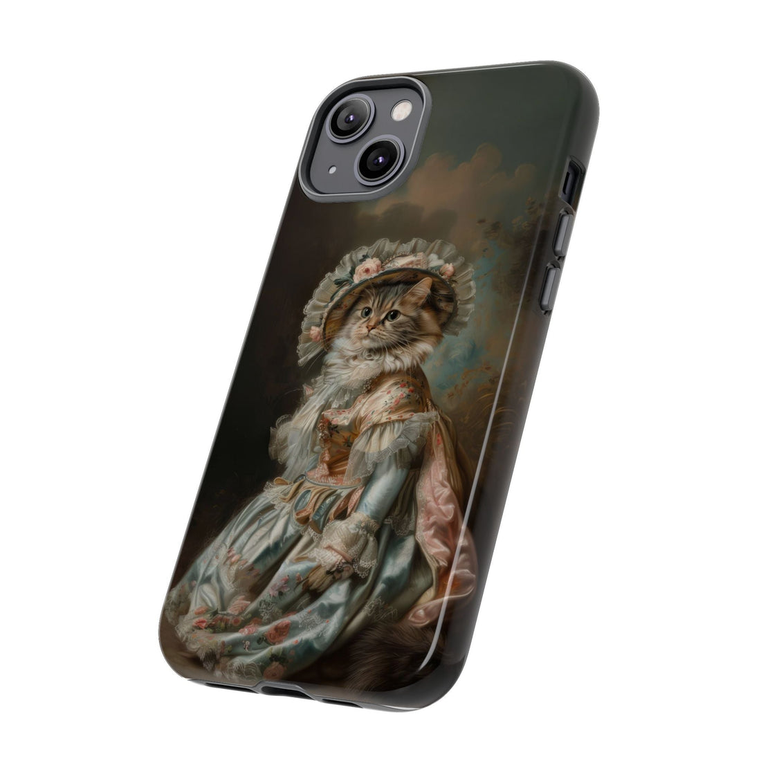 Charming Vintage Cat Phone Case – Unique Gift