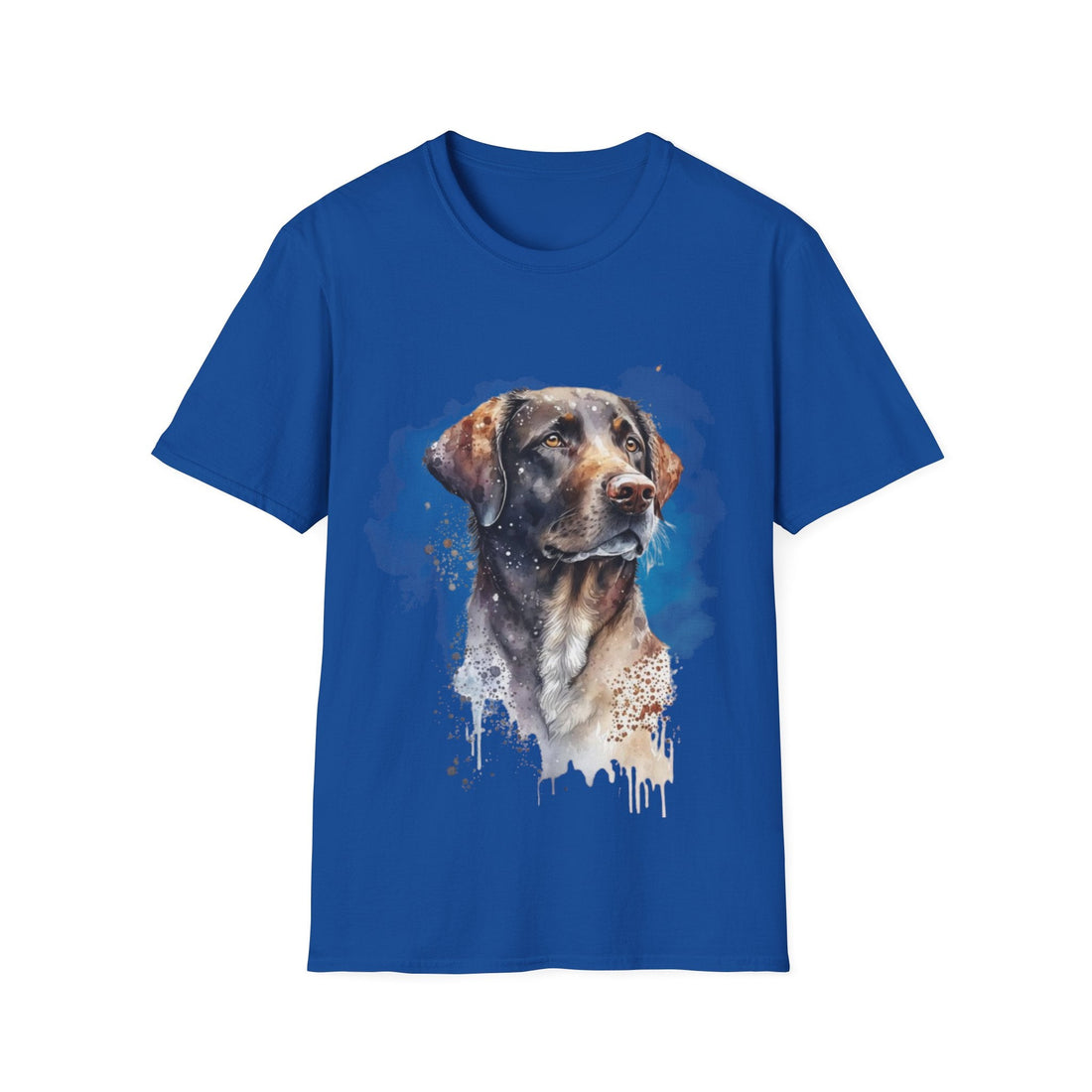 Watercolor Dog Art T-Shirt – Pet Lover Gift
