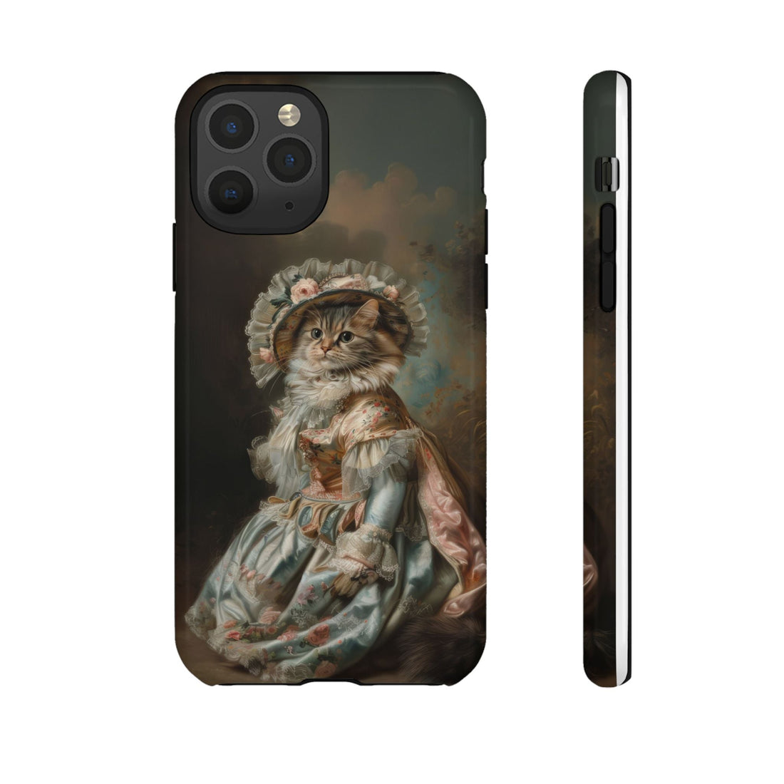 Charming Vintage Cat Phone Case – Unique Gift