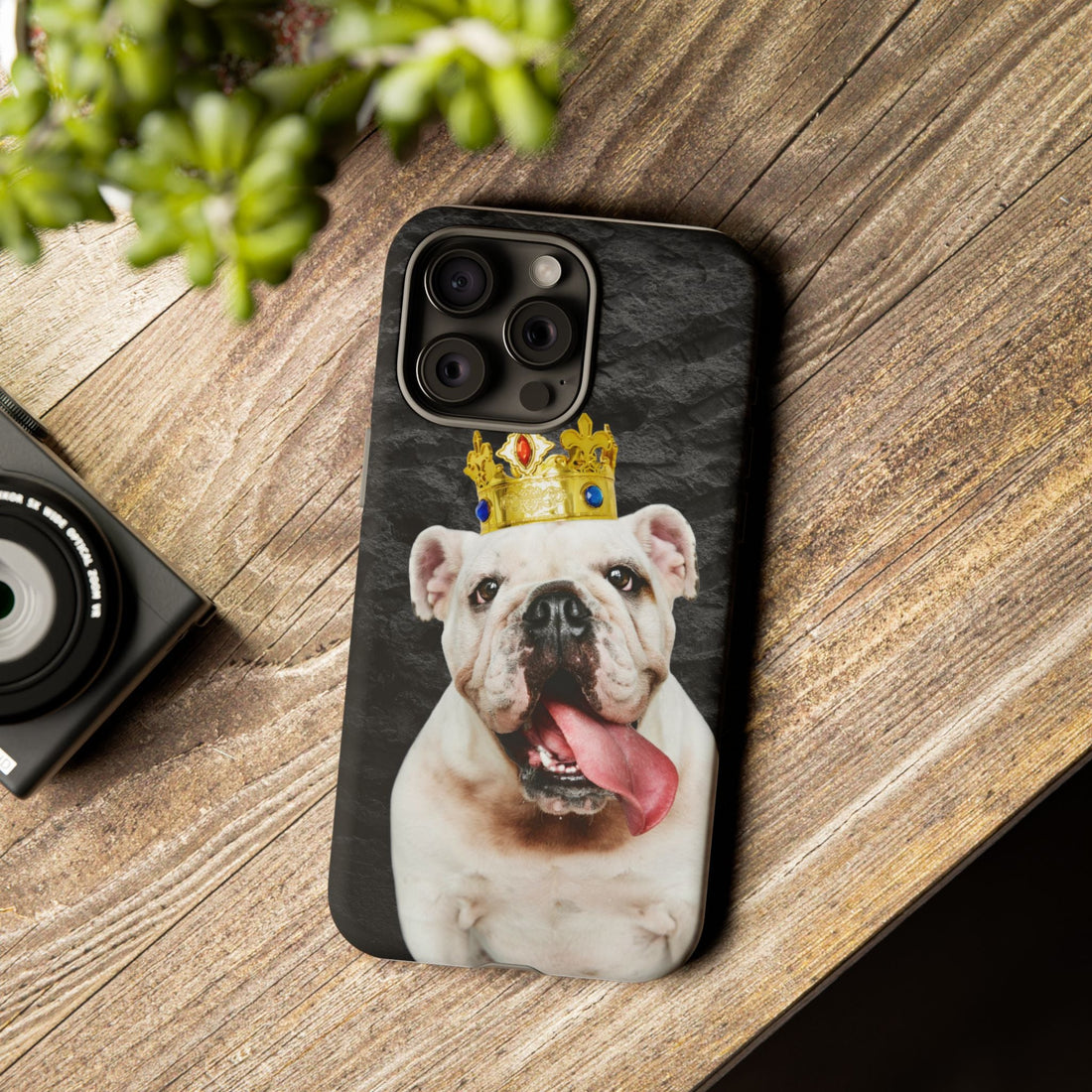 Crowned Dog Phone Case – Unique Pet Gift