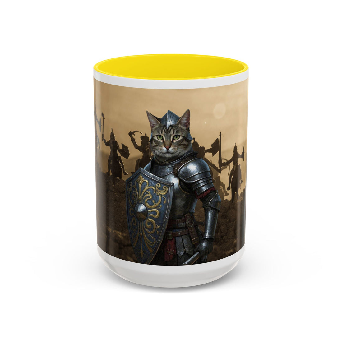 Knight Cat Coffee Mug – Unique Fantasy Gift