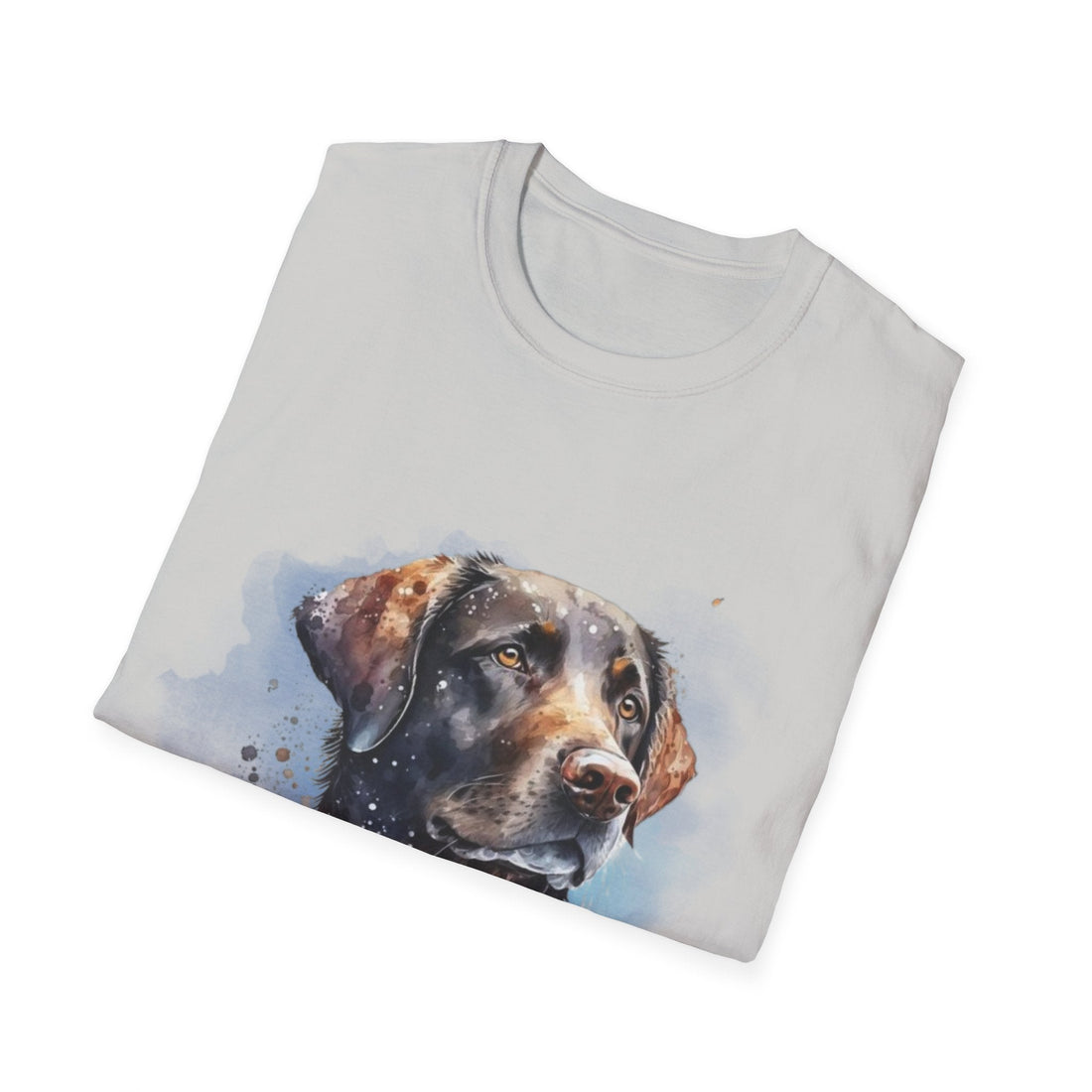 Watercolor Dog Art T-Shirt – Pet Lover Gift