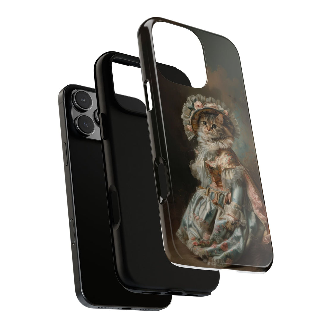 Charming Vintage Cat Phone Case – Unique Gift